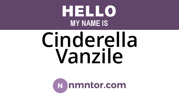 Cinderella Vanzile