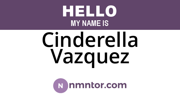 Cinderella Vazquez
