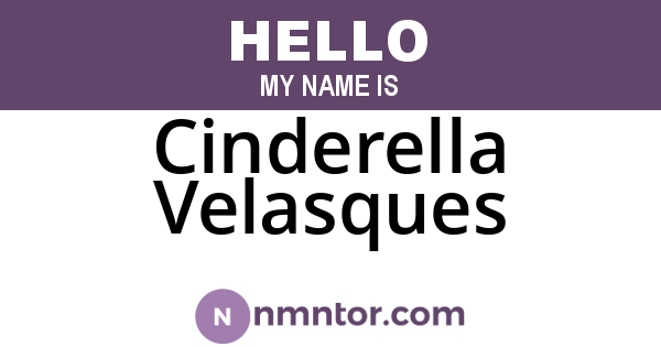 Cinderella Velasques