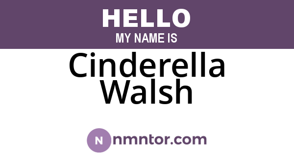 Cinderella Walsh