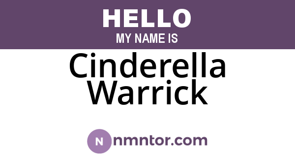 Cinderella Warrick