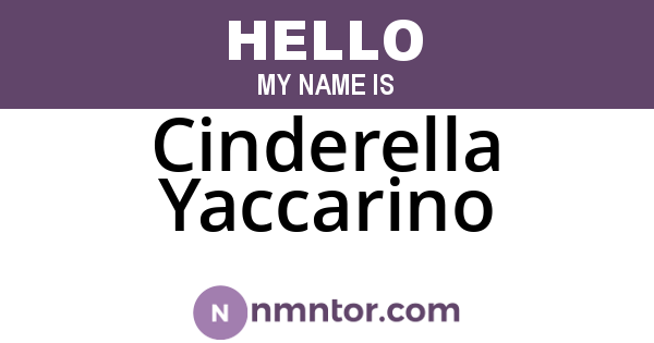 Cinderella Yaccarino