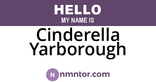 Cinderella Yarborough