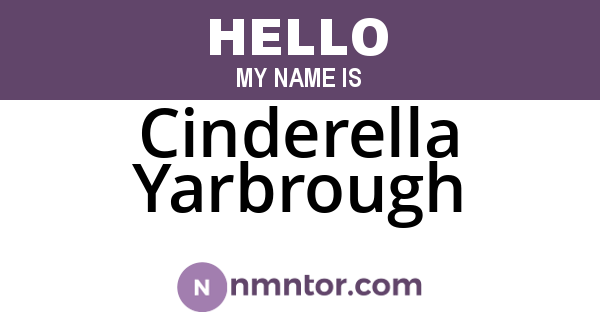 Cinderella Yarbrough