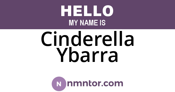 Cinderella Ybarra