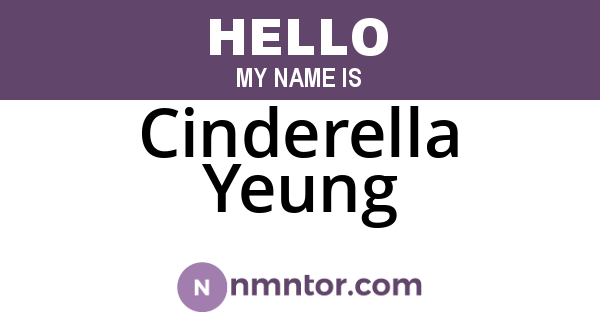 Cinderella Yeung