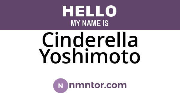 Cinderella Yoshimoto