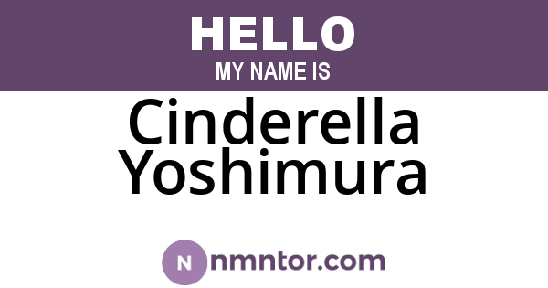Cinderella Yoshimura
