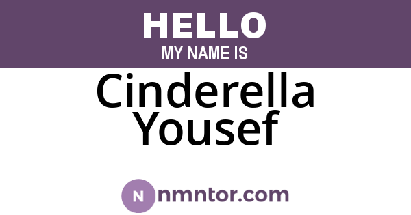 Cinderella Yousef