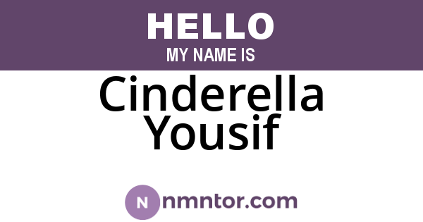 Cinderella Yousif