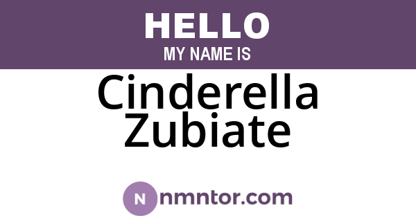 Cinderella Zubiate
