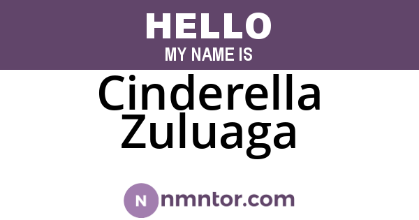 Cinderella Zuluaga