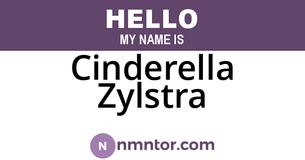Cinderella Zylstra