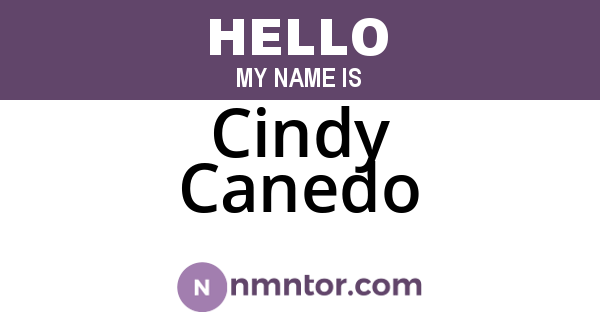 Cindy Canedo
