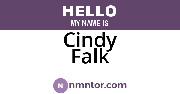 Cindy Falk