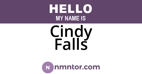Cindy Falls