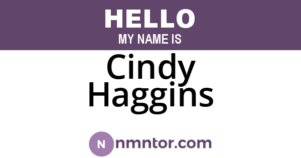 Cindy Haggins