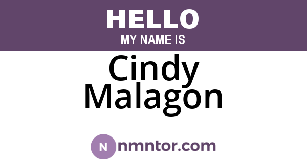 Cindy Malagon