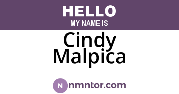 Cindy Malpica