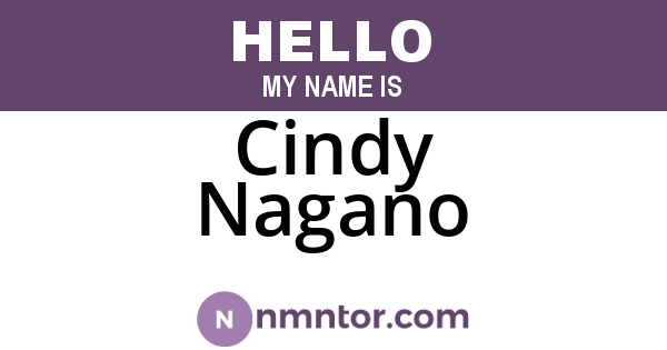 Cindy Nagano