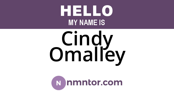 Cindy Omalley