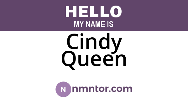 Cindy Queen