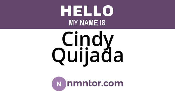 Cindy Quijada