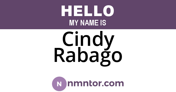 Cindy Rabago