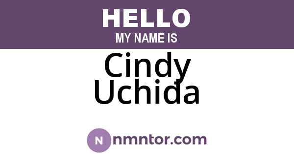 Cindy Uchida