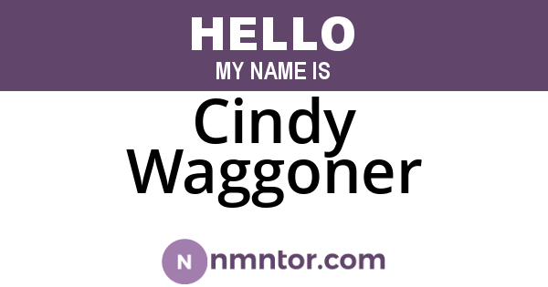 Cindy Waggoner