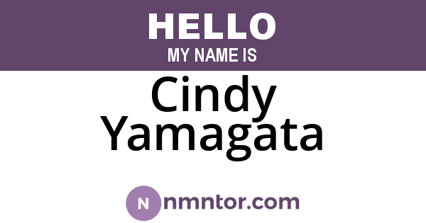 Cindy Yamagata