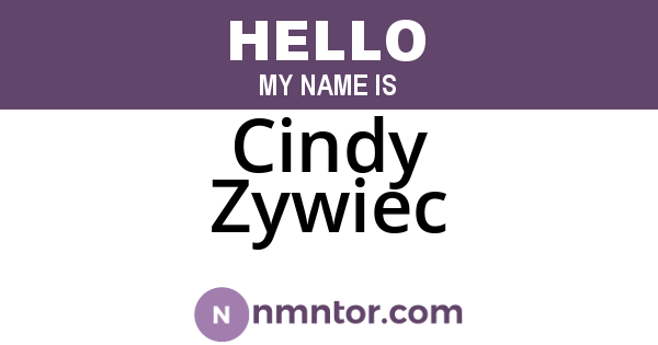 Cindy Zywiec