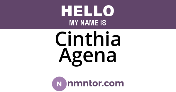 Cinthia Agena
