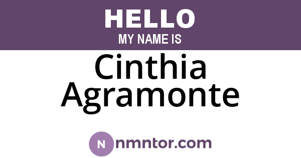 Cinthia Agramonte