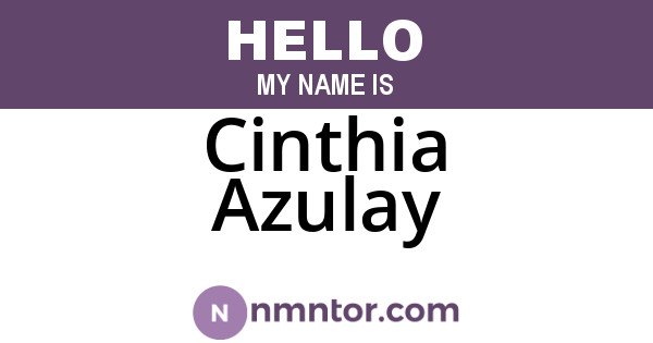 Cinthia Azulay