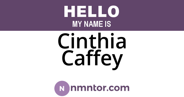 Cinthia Caffey