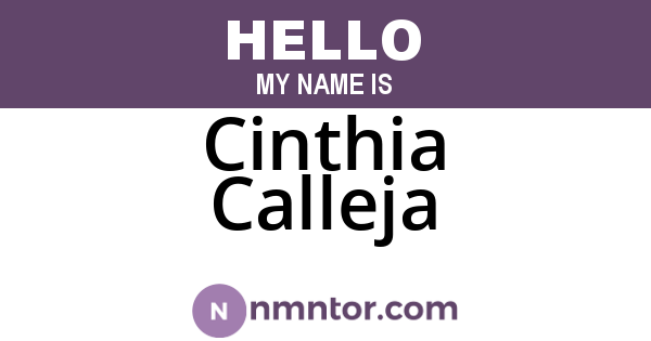 Cinthia Calleja