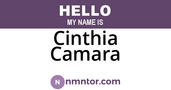 Cinthia Camara