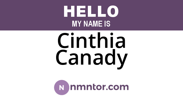 Cinthia Canady