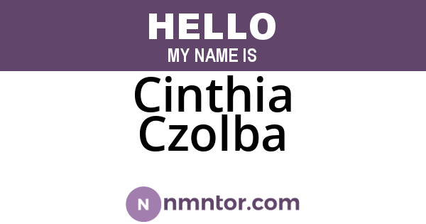 Cinthia Czolba