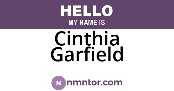 Cinthia Garfield