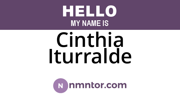 Cinthia Iturralde