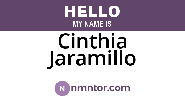 Cinthia Jaramillo