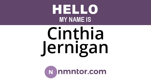 Cinthia Jernigan