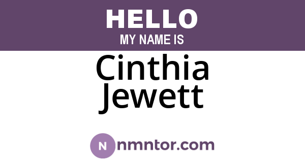 Cinthia Jewett