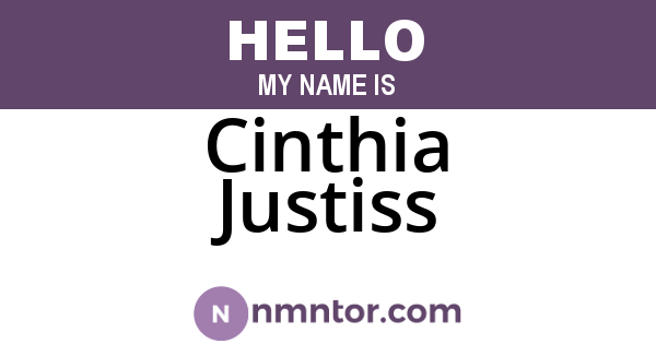 Cinthia Justiss