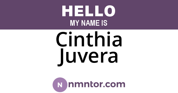 Cinthia Juvera
