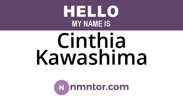 Cinthia Kawashima