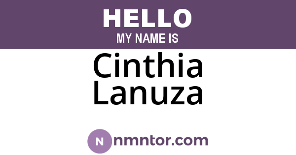 Cinthia Lanuza