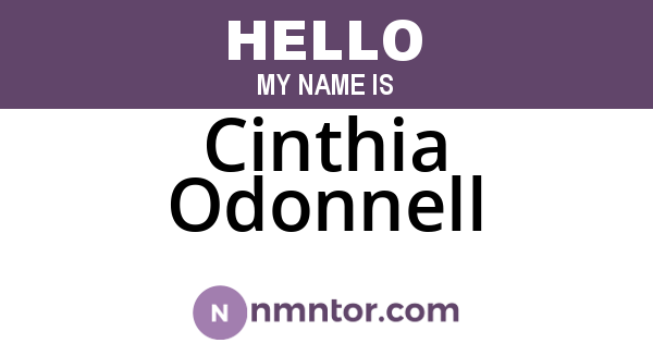 Cinthia Odonnell